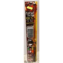 NEW "TOTAL TACKLE" FISHING SET - 105 PIECES -