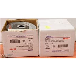 TWO BOXES OF TYPE 27 .090 CUTTING & NOTCHING WHEELS