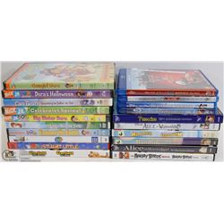 LOT OF 20 DISNEY + CHILDRENS DVD MOVIES