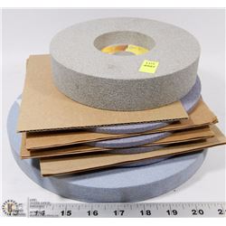LOT OF 5 ASSORTED NORTON GRINDING WHEELS