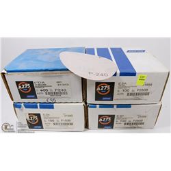 FOUR BOXES OF 5" ASSORTED SANDING DISCS
