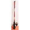 Image 1 : SET OF 2 RED SOUTHBEND 2-PC FISHING RODS