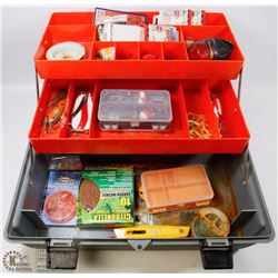 GREY MASTERCRAFT FISHING TACKLE BOX
