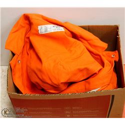 2 PAIRS OF REDCAP 52LN COVERALLS ORANGE