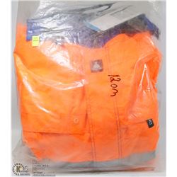 DJUPVIK LONG INSULATED WORK JACKET SIZE MEDIUM