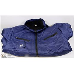 FRISTADS LARGE NAVY WORK JACKET