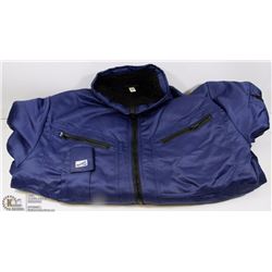 FRISTADS LARGE NAVY WORK JACKET