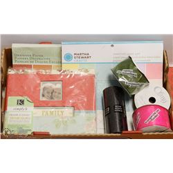 LOT OF MARTHA STEWART CRAFT & SCRAPBOOK