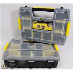 PAIR OF STANLEY STACKABLE SORT MASTERS