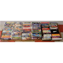 3 FLATS OF DISNEY VHS MOVIES