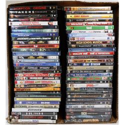 FLAT OF 64 DVD'S