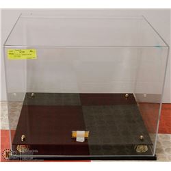 NEW FOOTBALL SPORTS GLASS DISPLAY CASE