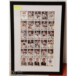 20X28 FRAMED 1992 EDMONTON OILERS TEAM PIC
