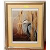 Image 1 : 25X31 #ED + SIGNED " BULRUSHES" WILDLIFE PRINT