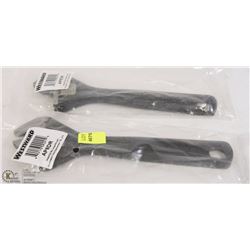 LOT OF 2 WESTWARD CRESCENT WRENCHES