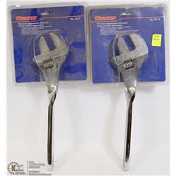 LOT OF TWO WESTWARD TWISTER ADJUSTABLE WRENCHES