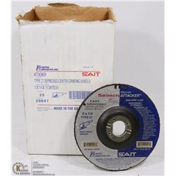 SAITECH STEEL RIGHT ANGLE GRINDING WHEELS TYPE 27