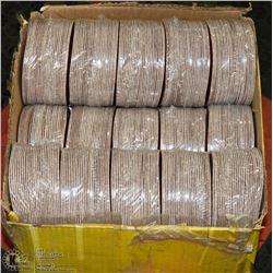 BOX OF 60 GRIT KLINGSPOR 5X0 SANDING DISCS