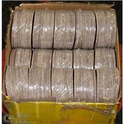 BOX OF 60 GRIT KLINGSPOR 5X0 SANDING DISCS