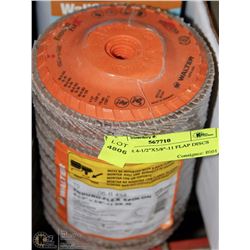 WALTER 4-1/2"X5/8"-11 FLAP DISCS