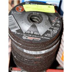 WALTER 4-1/2"X1/4"X7/8" STEEL RIGHT ANGLE GRINDING