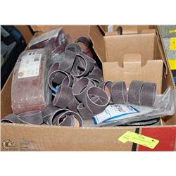 BOX OF ASSORTED ABRASIVES