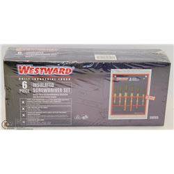 WESTWARD 6PC INSULATED SCREW DRIVER SET