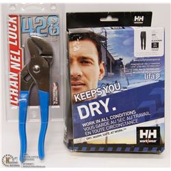 CHANEL LOCK 8" PLIERS SOLD WITH 3XL HELLY HANSEN