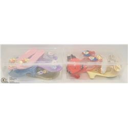 2 CONTAINERS DISNEY PRINCESS PLAY SHOES