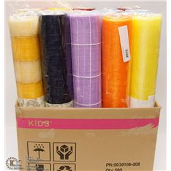 1 BOX OF DECORATIVE MESH