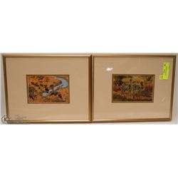 SET OF TWO AFRICAN PRINTS