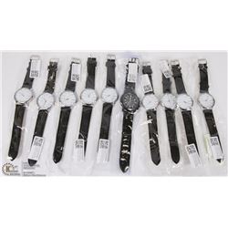 LOT OF 10 NEW MENS WATCHES