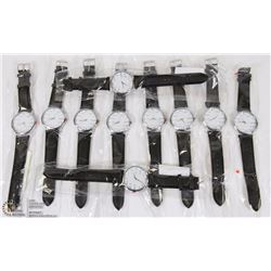 LOT OF 10 NEW MENS WATCHES