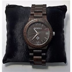 9 - DARK WOODEN BEZEL & BAND WATCH