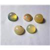 Image 1 : 14 - LOT OF 5 NATURAL ROUND OPALS 3.5CT