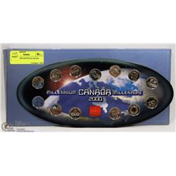 RCM 2000 MILLENNIUM QUARTER COIN SET