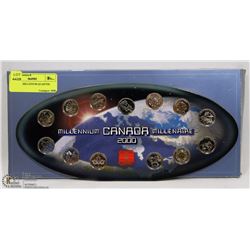 RCM 2000 MILLENNIUM QUARTER COIN SET