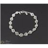 Image 1 : ENCHANTING SILVER TONE TENNIS BRACELET
