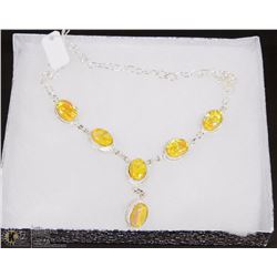 #36- AUSTRALIA TRIPLE OPAL GEMSTONE NECKLACE