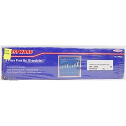 WESTWARD 8PC FLARE NUT WRENCH SET