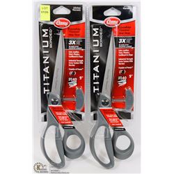 TWO 9" TITANIUM BONDED SHEERS