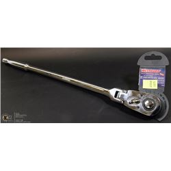 WESTWARD 1/2" DRIVE 17" FLEX HEAD RATCHET