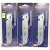 Image 1 : LOT OF THREE WESTWARD QUICK RELEASE UTILITY KNIVES