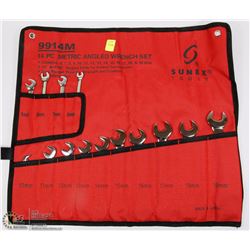 SUNEX 14PC METRIC ANGLED WRENCH SET