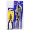 Image 1 : WESTWARD 10" FLAT JAW PLIERS SOLD WITH