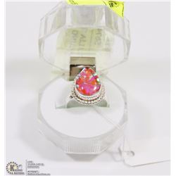 #41- AUSTRALIA TRIPLE OPAL GEMSTONE RING