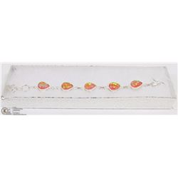 #40- AUSTRALIA TRIPLE OPAL GEMSTONE BRACELET