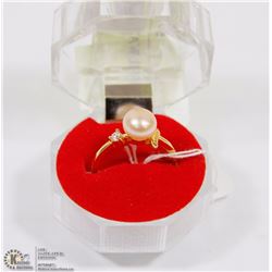 #27-FRESH WATER PEARL & CZ RINGS