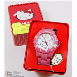 HELLO KITTY WATCH PINK STRAP