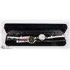 Image 1 : 2PC KEZZIE WOMENS WATCHES BLACK & WHITE STRAPS